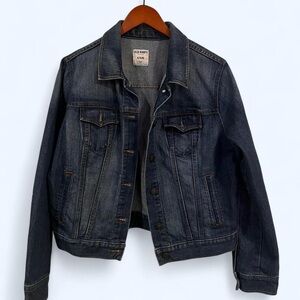 Old Navy Men's Dark Wash Denim Jacket